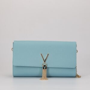Valentino VBS1IJ01 BOLSO DIVINA SA Celeste bolso CLUTCH, bolso bandolera celeste de Valentino Handbags bolsos de vestir azul turquesa