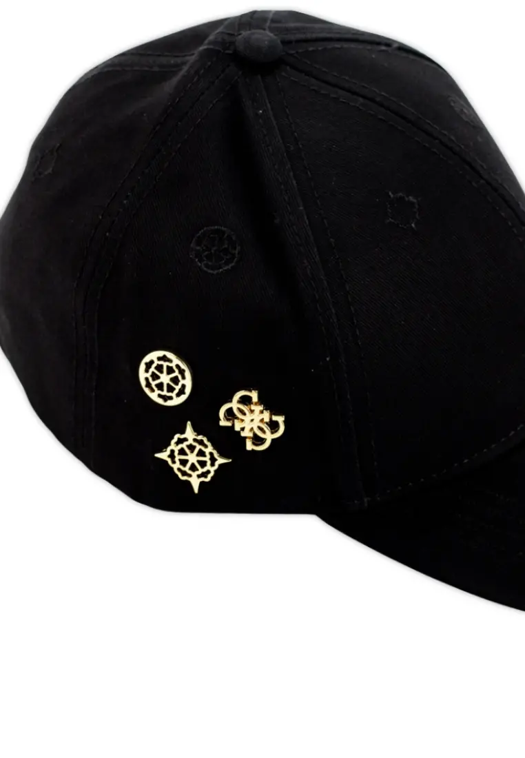 Gorra Guess 5607 Ella Logo Gabardine Black - Imagen 2
