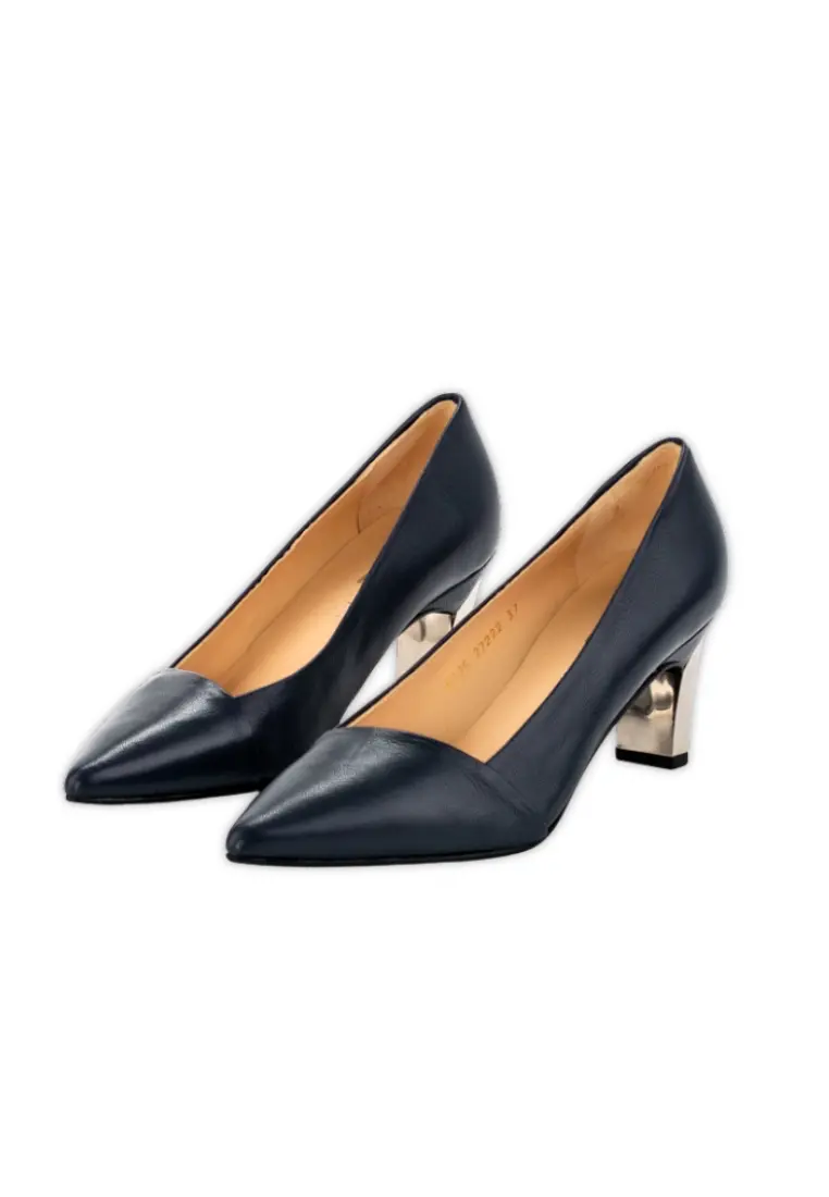 Zapato de Salón de Angari Regina Azul Marino - Imagen 4
