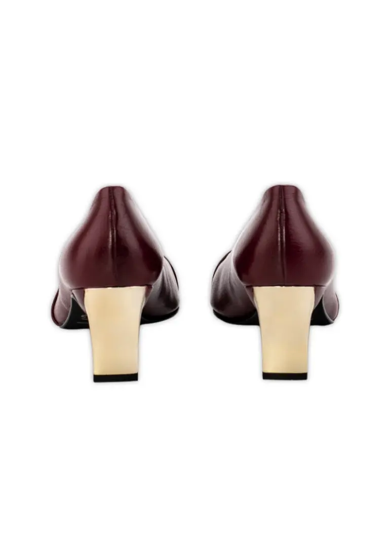 Zapato de Salón de Angari Regina Burdeos - Imagen 5