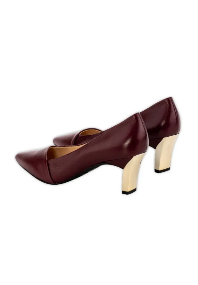 Zapato de Salón de Angari Regina Burdeos - Imagen 6