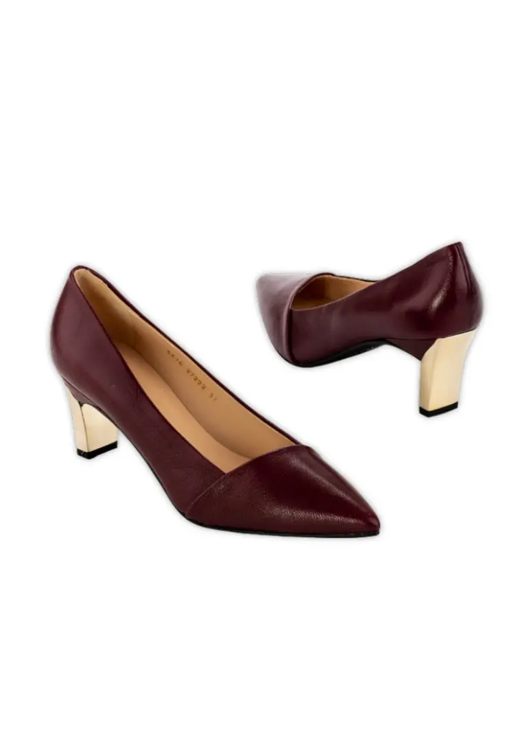 Zapato de Salón de Angari Regina Burdeos - Imagen 2