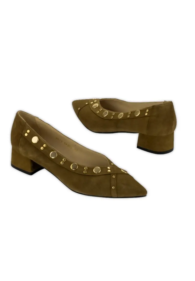 Zapato Plano Angari Diana Kaki - Imagen 2