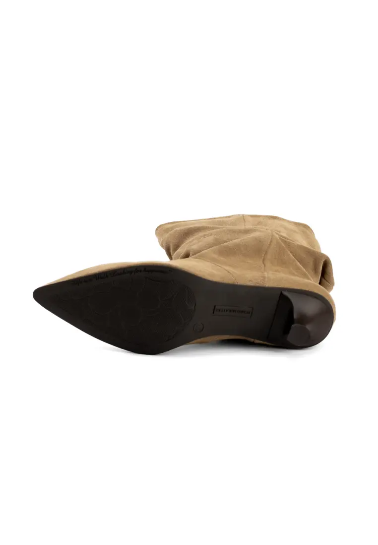 Botín de Pedro Miralles Blanca Slouchy Taupe - Imagen 7