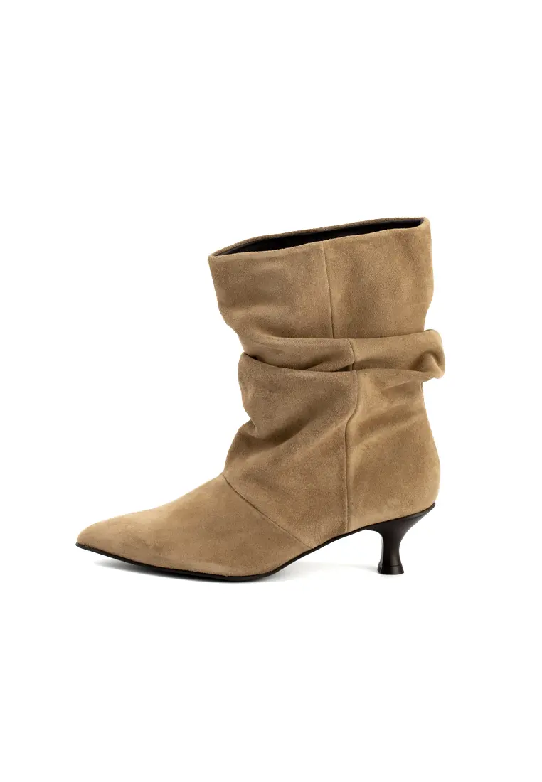 Botín de Pedro Miralles Blanca Slouchy Taupe