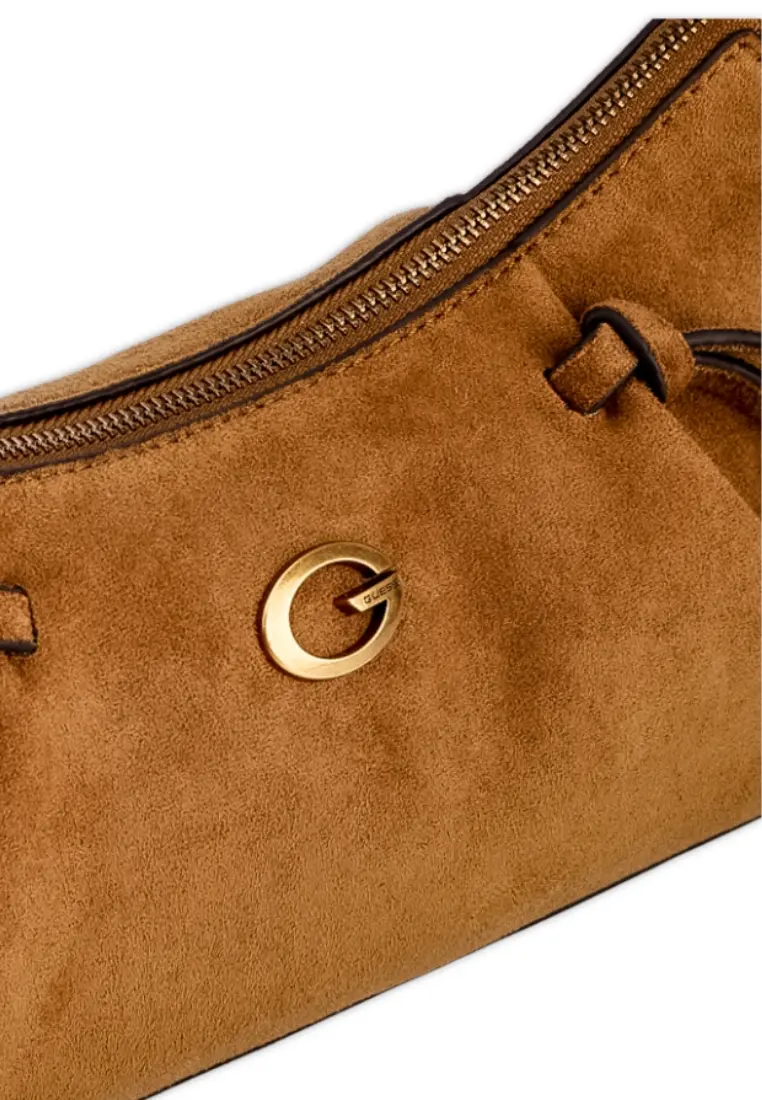 Bolso de Guess Allegra Shoulder Cognac - Imagen 2