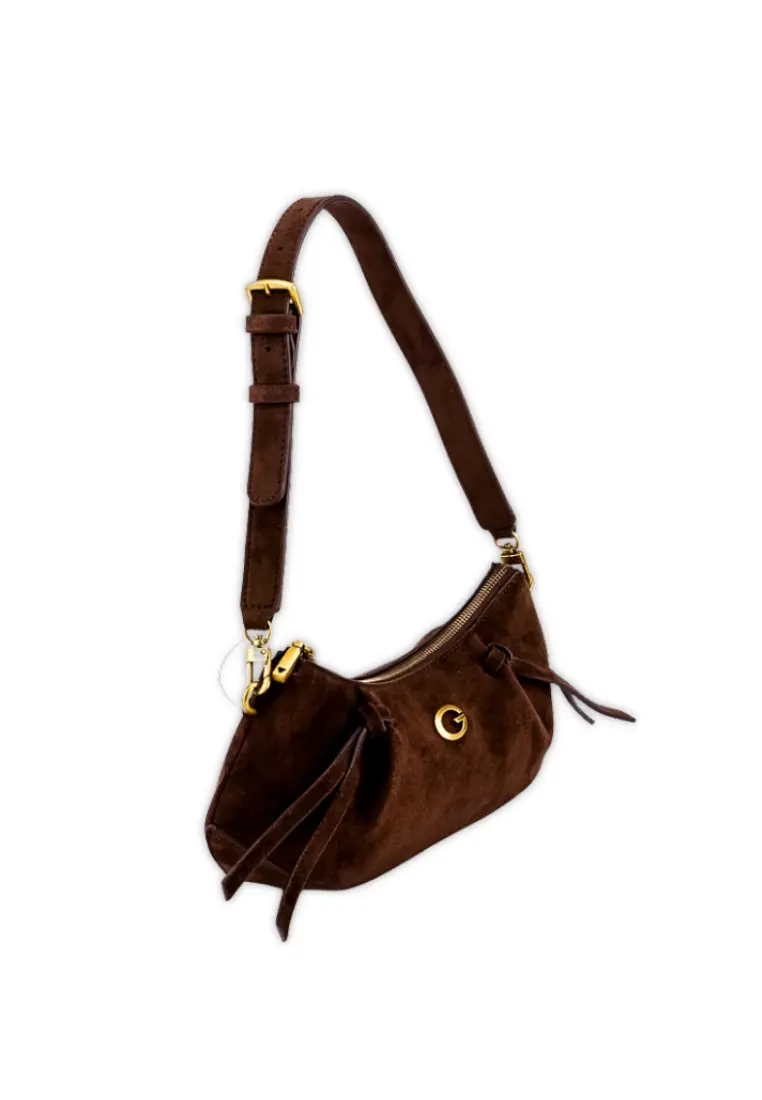 Bolso de Guess Allegra Shoulder Marrón - Imagen 3