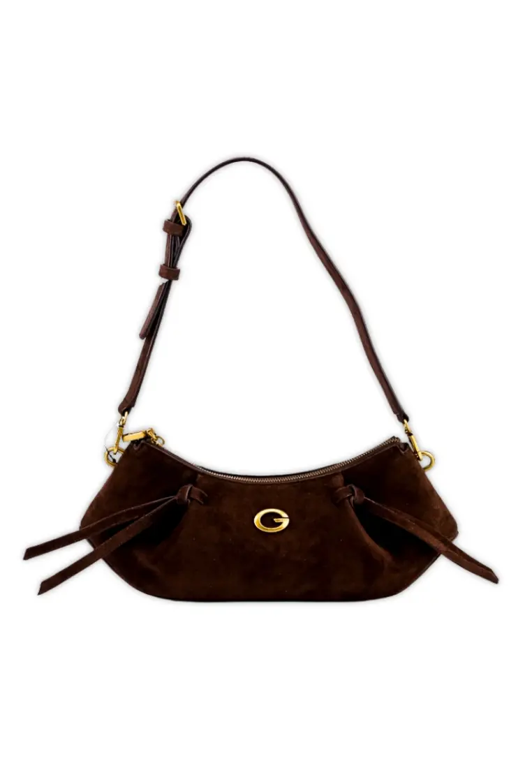 Bolso de Guess Allegra Shoulder Marrón