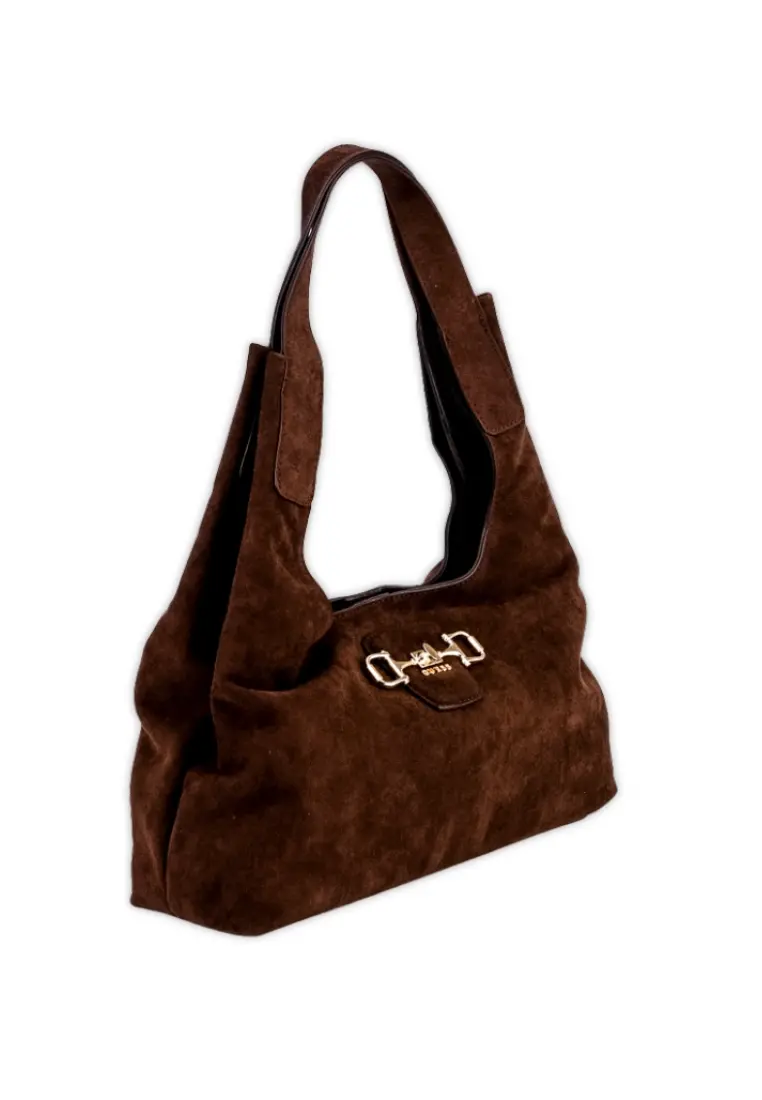 Bolso de Guess Sunset Hobo Small Marrón - Imagen 4