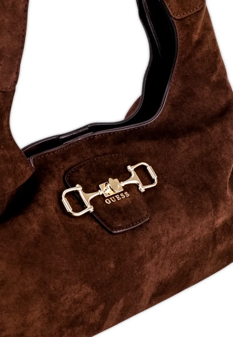 Bolso de Guess Sunset Hobo Small Marrón - Imagen 2