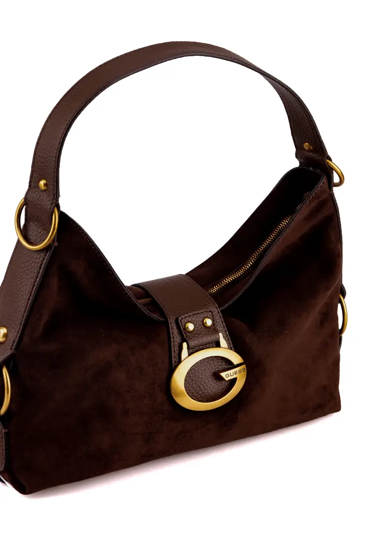 Bolso de Guess Camden Shoulder Bag Brown - Imagen 2