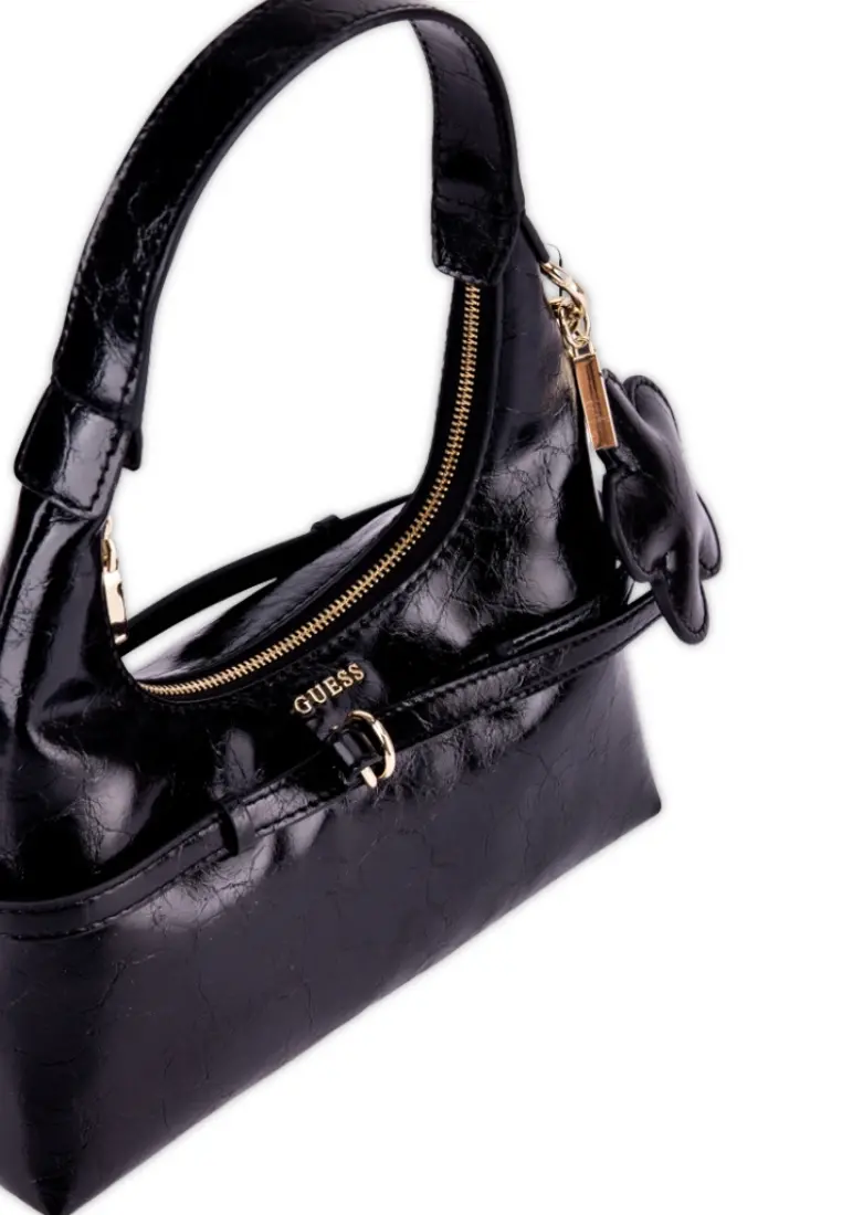 Bolso de Guess Taylor Mini Hobo Black - Imagen 2