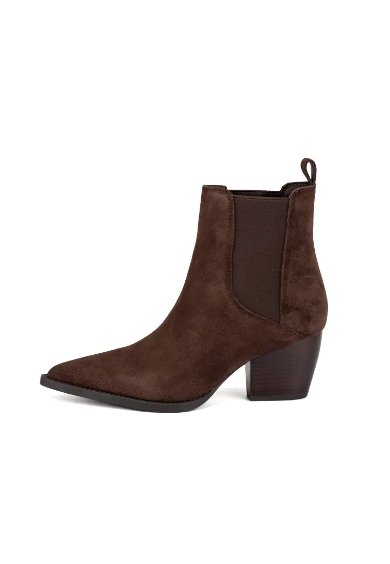 Botin de Another Trend Western Serraje Marrón