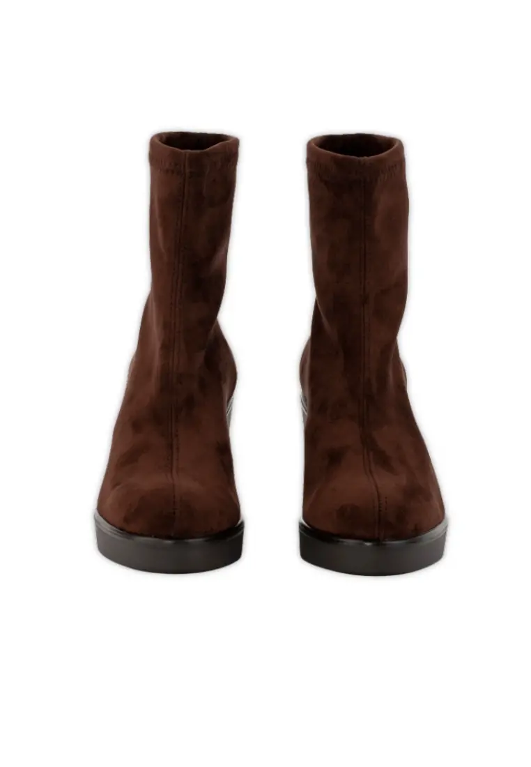 Botin Calcetín de Miss Elastic Cushy Cuña Marrón - Imagen 4