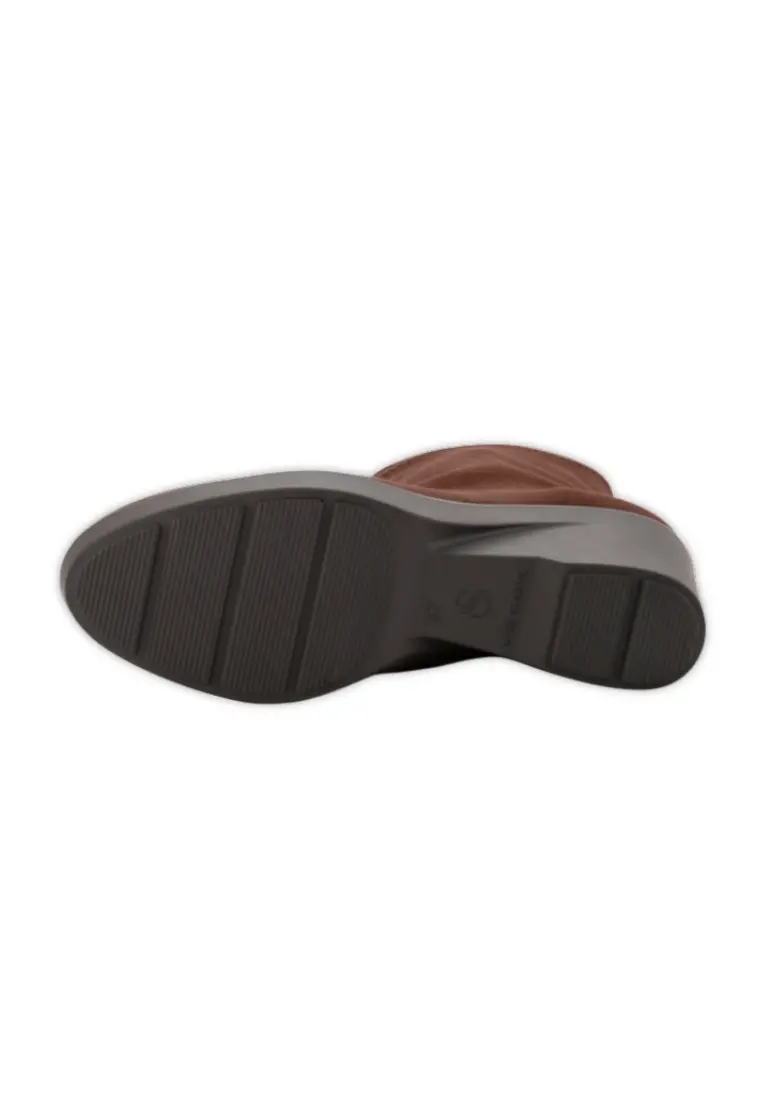 Botin Calcetín de Miss Elastic Cushy Cuña Marrón - Imagen 6