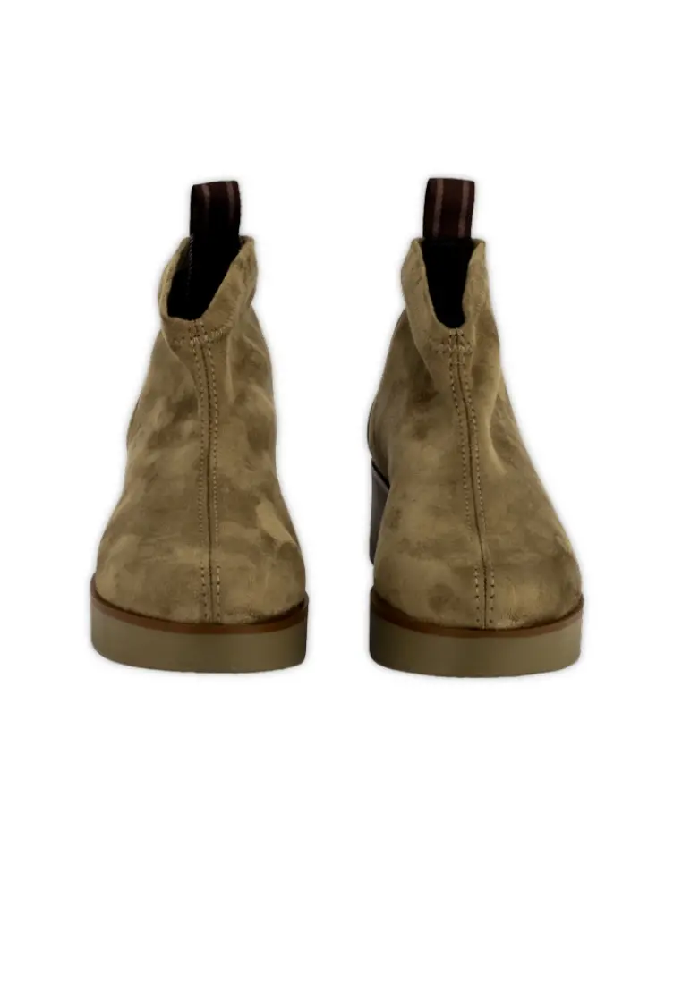 Botín Calcetín Bajito Weekend Pedro Miralles Burano Short Taupe - Imagen 6