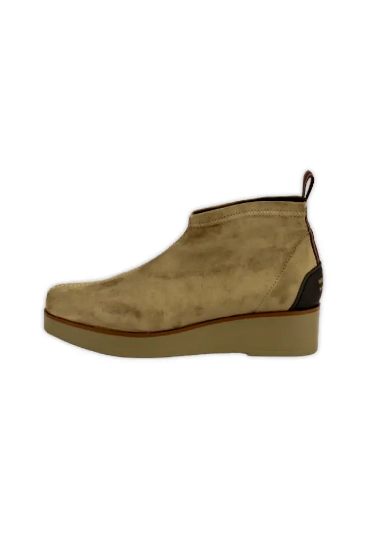 Botín Calcetín Bajito Weekend Pedro Miralles Burano Short Taupe