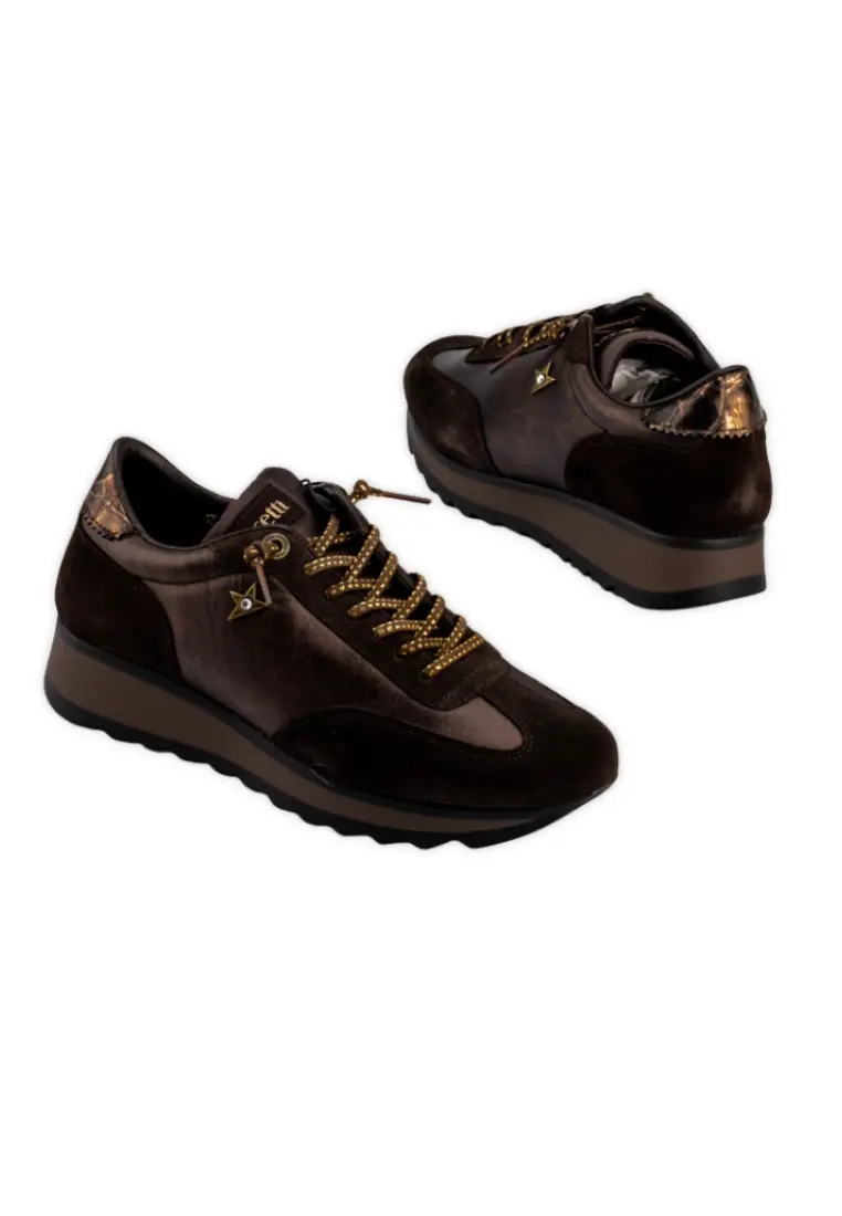Deportiva de Cetti C-1381 Ante Metal Café - Imagen 2
