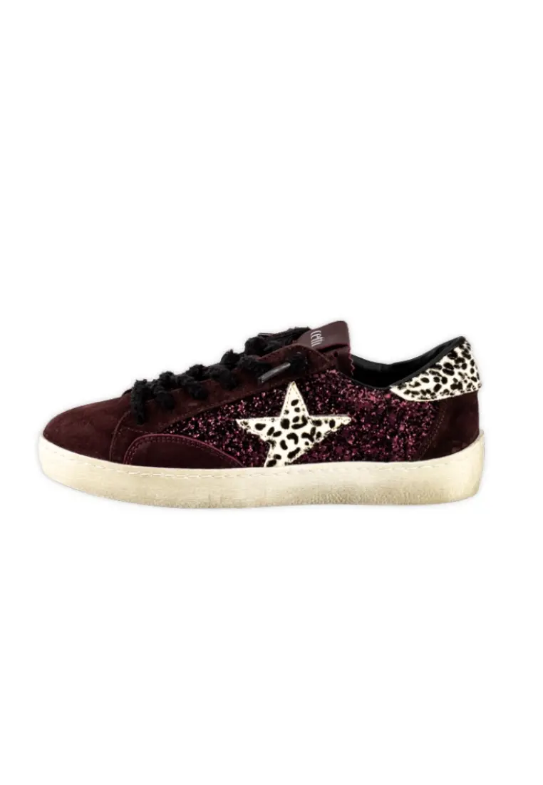Deportiva de Cetti C-1342 Glitter Burdeos