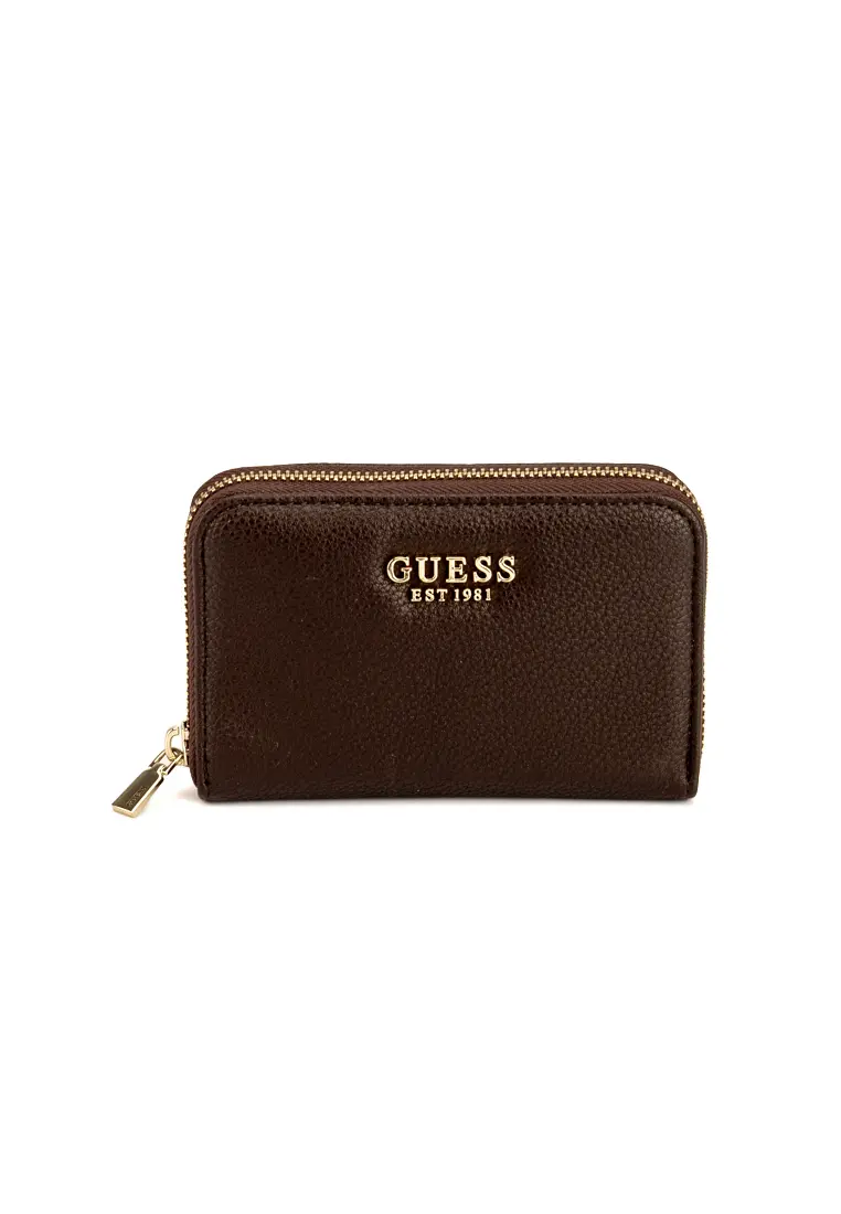 Monedero Guess Melody Slg Medium Zip Brown