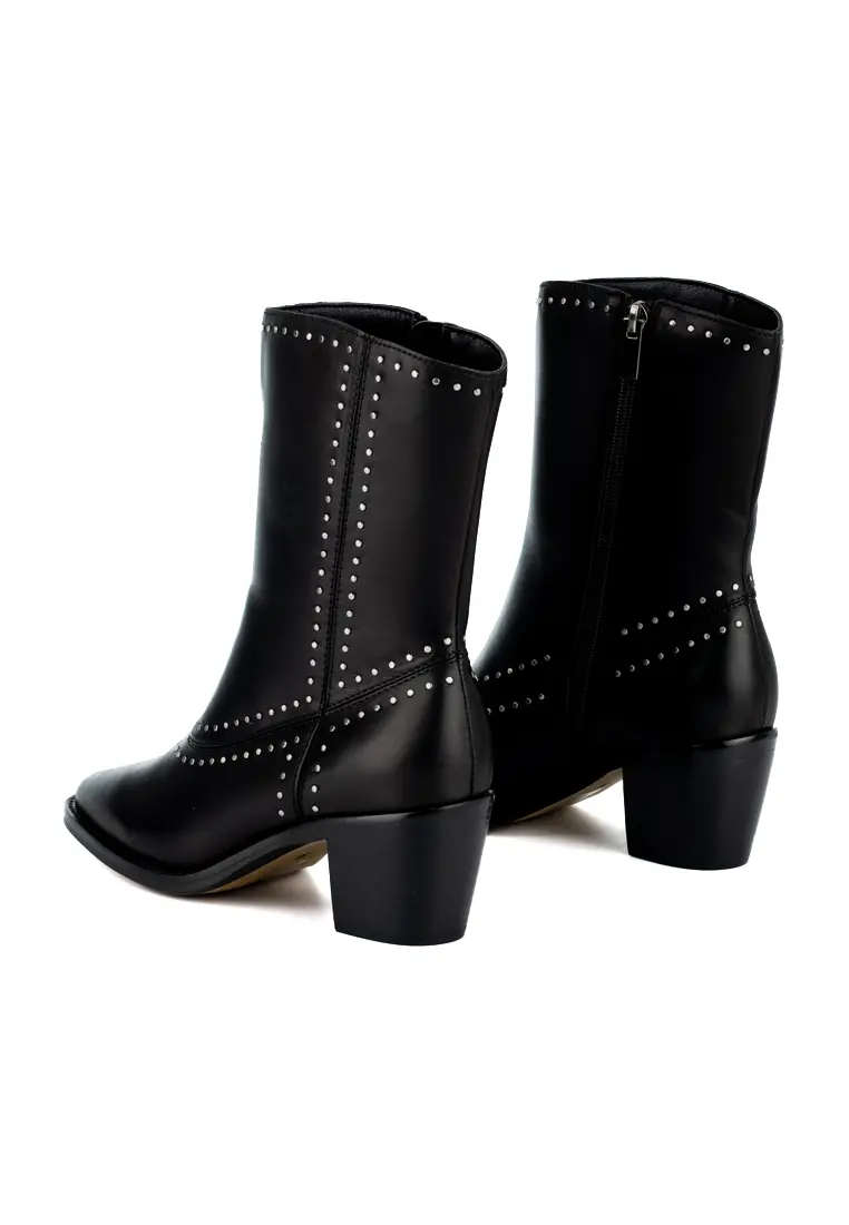 Botín de Another Trend Sava Tachas Negro - Imagen 5
