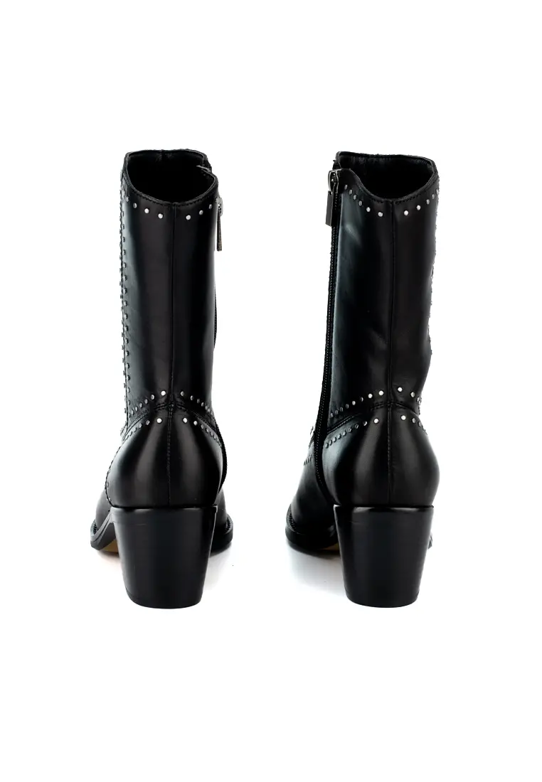 Botín de Another Trend Sava Tachas Negro - Imagen 6