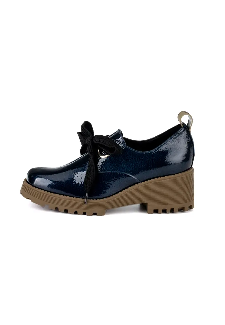 Zapato de Dibia Charol Rock Azul Marino